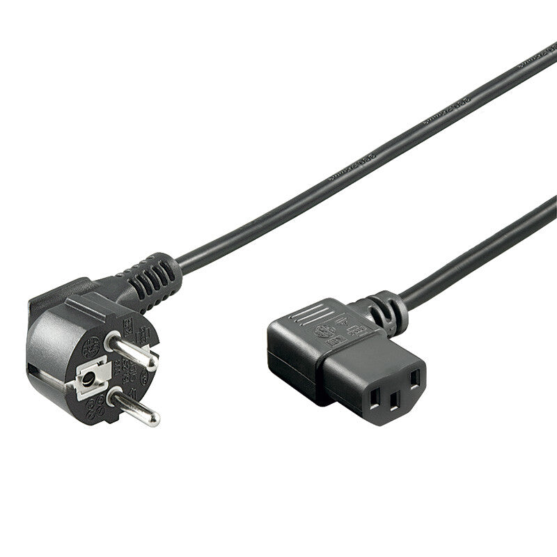 Goobay 96042 el-ledning Sort 1,5 m CEE7/7 C13 forbinder