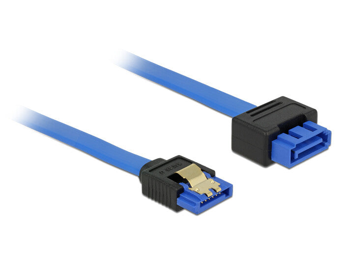DeLOCK 84972 SATA-kabel 0,3 m SATA 7-pin Sort, Blå