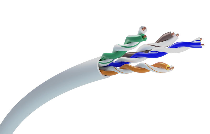 Extralink CAT5E UTP (U/UTP) V2 INDOOR TWISTED PAIR 100M netværkskabel Grå U/UTP (UTP)