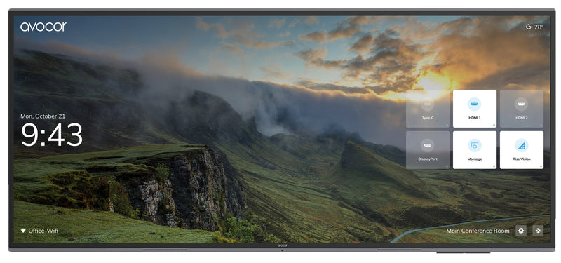 Avocor AVL-1050-D 105 5K 2,67 m (105") 5120 x 2160 pixel LCD