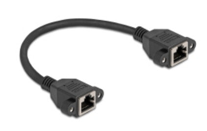 DeLOCK 90782 netværkskabel Sort 0,25 m Cat6a S/FTP (S-STP)