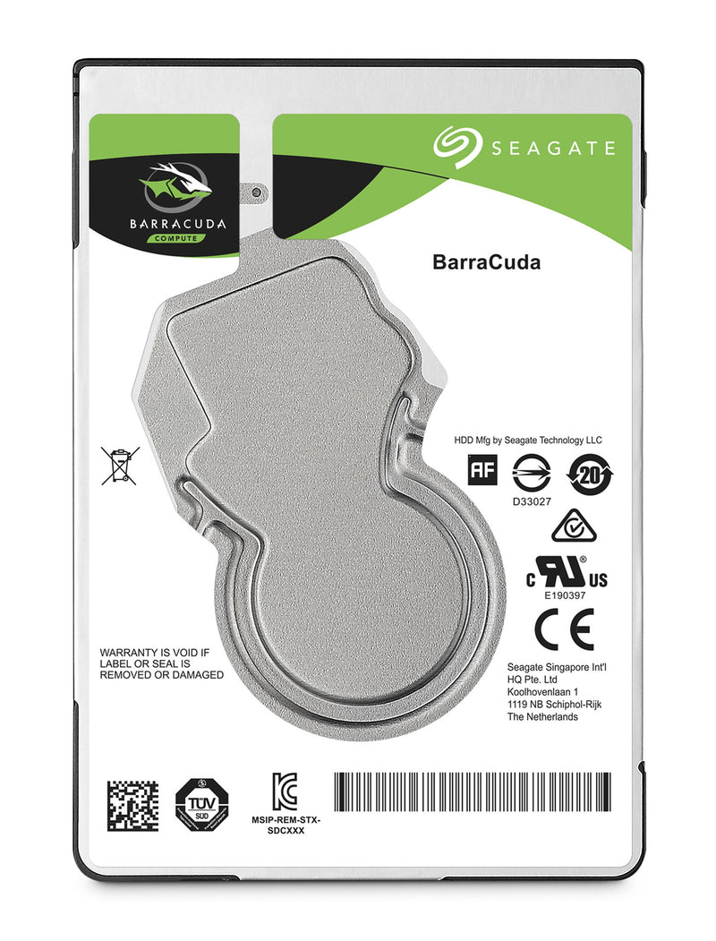 Seagate Barracuda 2.5" harddisk 500 GB 5400 rpm 128 MB 2.5" Serial ATA III