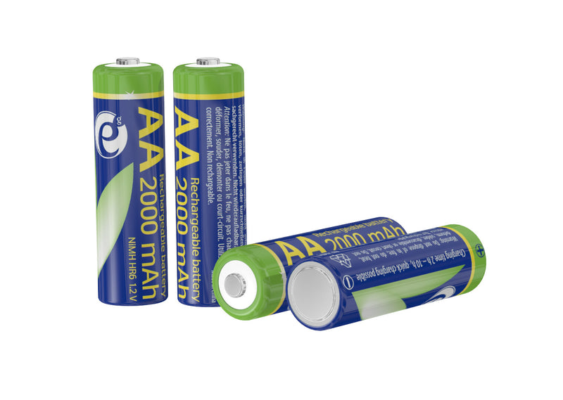 Gembird EG-BA-AA20R4-01 husholdningsbatteri Genopladeligt batteri AA Nikkel-Metalhydrid (NiMH)