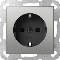 GIRA 4188600 stikkontakt Schuko Rustfrit stål