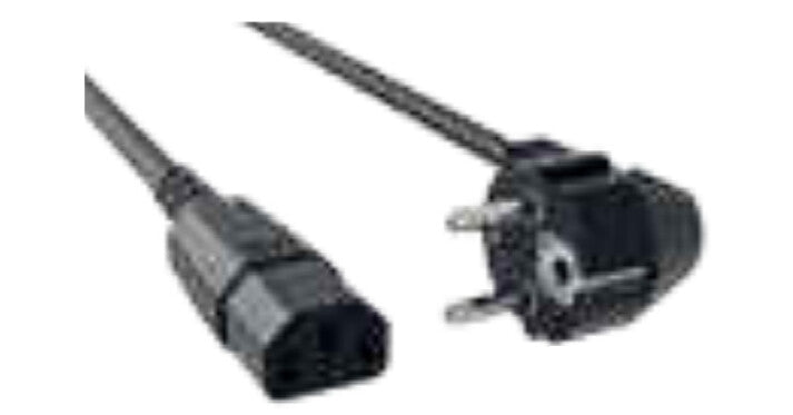 Bachmann 356.1723 el-ledning Sort 1,5 m C13 forbinder CEE7/7