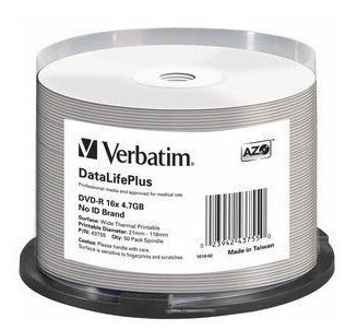Verbatim DataLifePlus 4,7 GB DVD-R 50 stk