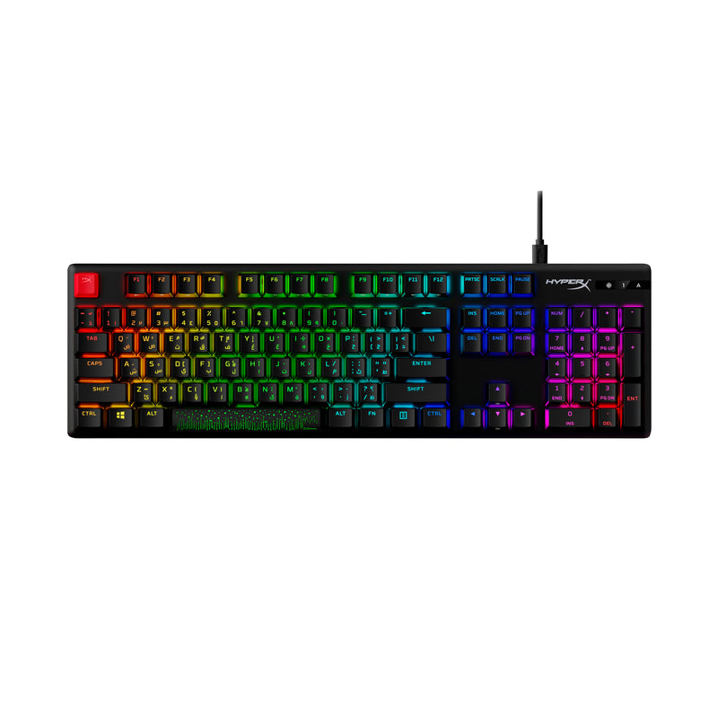 HyperX Alloy Origins PBT HX rødt – mekanisk gaming-tastatur