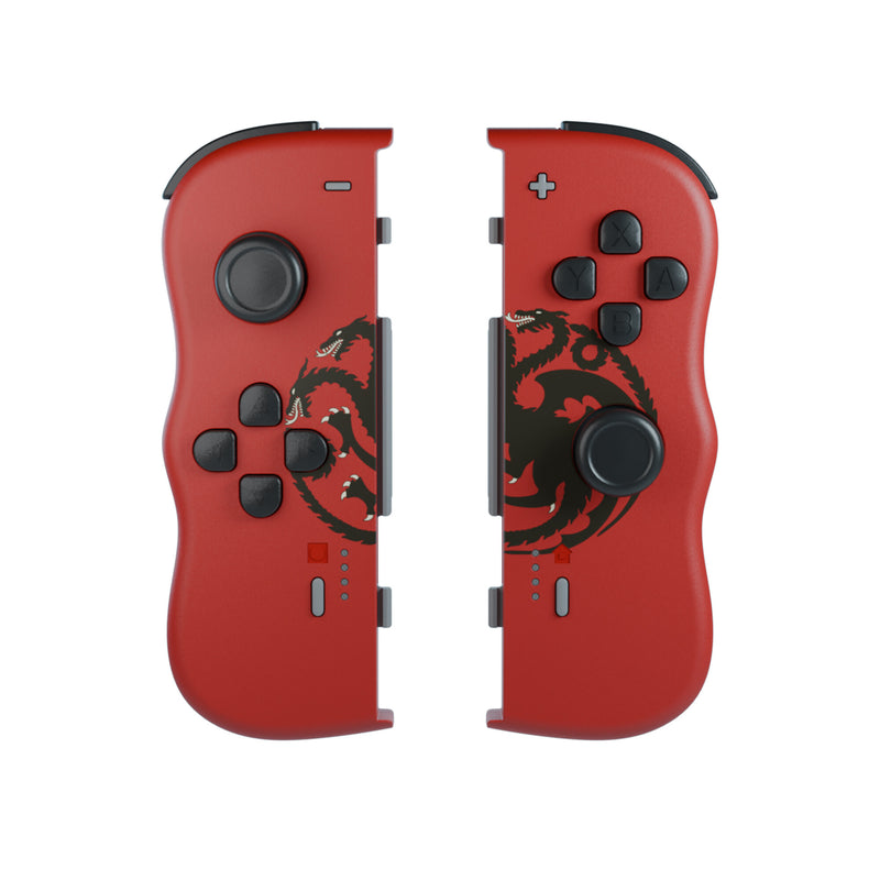 Lexip HBO Game of Thrones Targaryen Sort, Rød Bluetooth Gamepad Nintendo Switch, Nintendo Switch OLED
