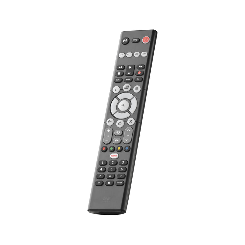 One For All Essence Basic 4 fjernbetjening IR trådløs Lyd, Spillekonsol, TV Tryk på knapper