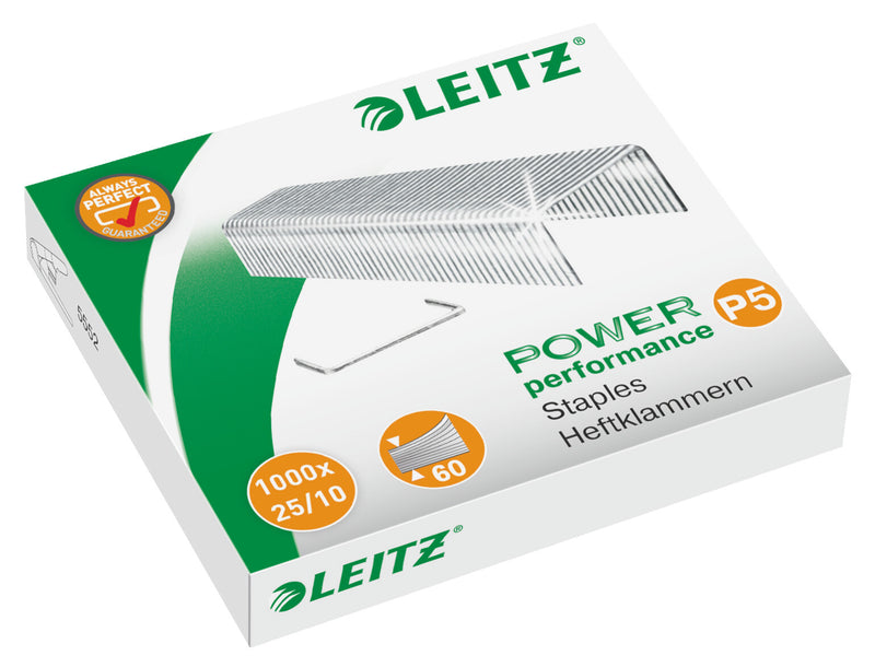 Leitz Hæfteklammer Power Performance P5 25/10 æske a 1000