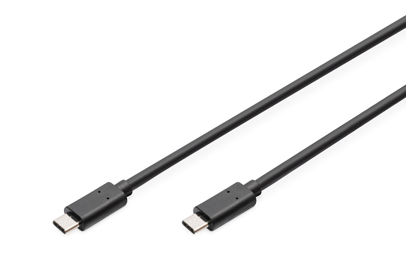 Digitus AK-300138-010-S USB-kabel USB 3.2 Gen 2 (3.1 Gen 2) 1 m USB C Sort