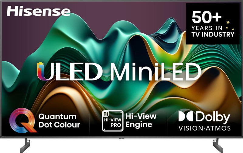 Hisense 55U6NQ 139,7 cm (55") 4K Ultra HD Smart TV Wi-Fi Grå 600 cd/m²
