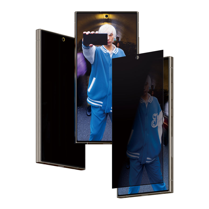 PanzerGlass ® Privacy Skærmbeskyttelse Samsung Galaxy S24 Ultra | Ultra-Wide Fit m. EasyAligner