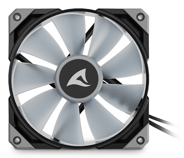 Sharkoon F50 Computerkabinet Ventilator 12 cm Sort, Grå