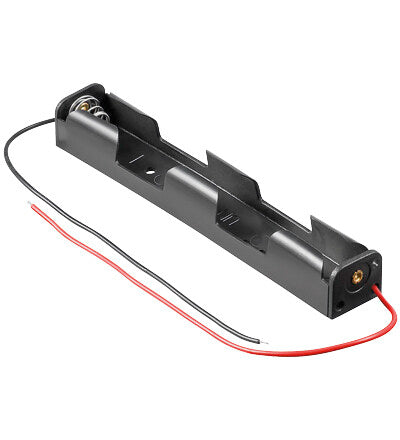 Goobay BH AA 2xAK Passiv holder Sort
