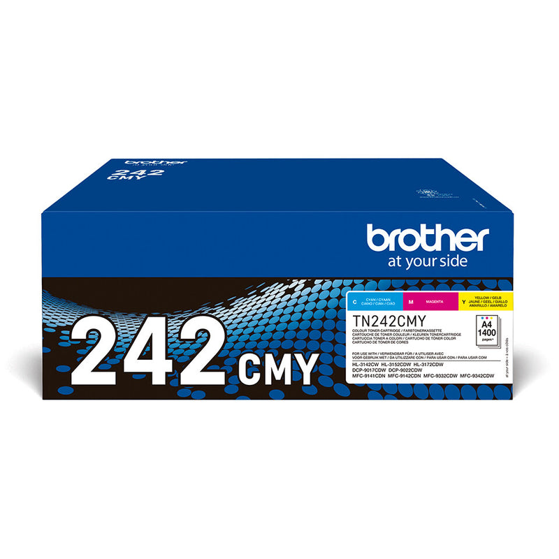 Brother TN-242CMY tonerpatron 1 stk Original Blå, Magenta, Gul
