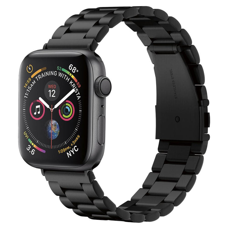 Spigen Modern Fit Band Sort Rustfrit stål