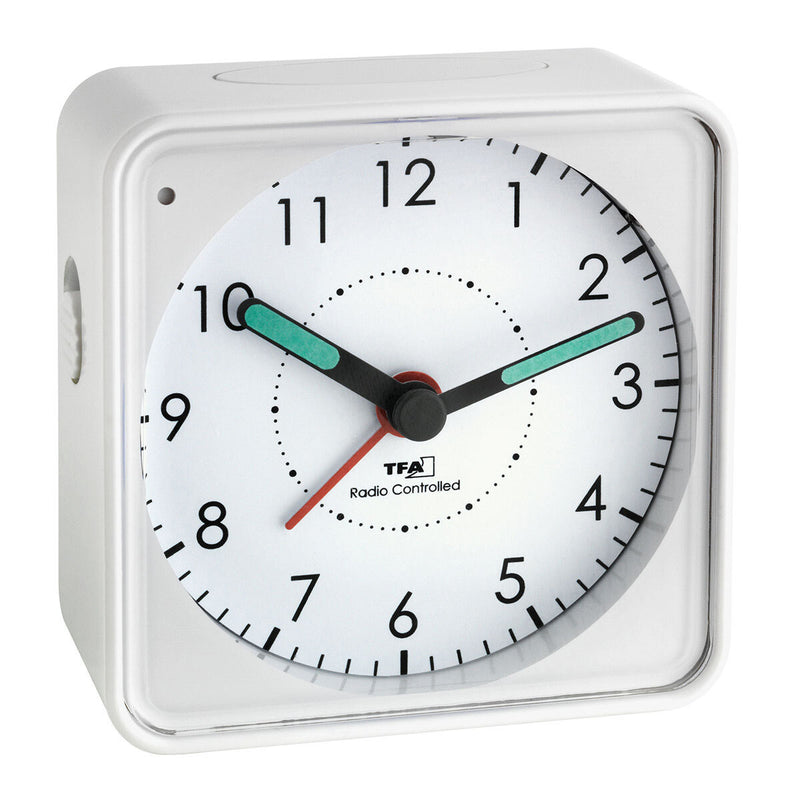 TFA-Dostmann 60.1510 Quartz alarmur Hvid