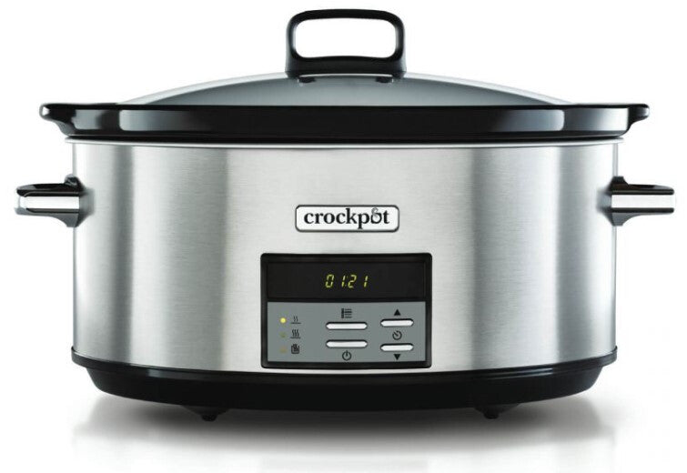 Crock-Pot CSC063X gryde 7,5 L 320 W Sort, Rustfrit stål
