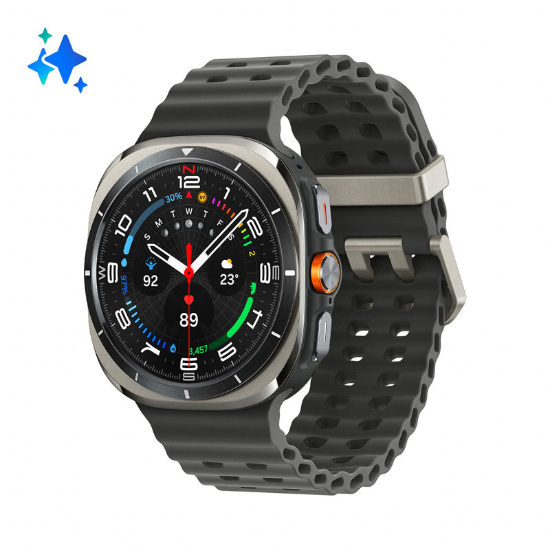 Samsung Galaxy Watch Ultra 3,81 cm (1.5") AMOLED 47 mm Digital 480 x 480 pixel Berøringsskærm 4G Sølv Wi-Fi GPS (satellit)