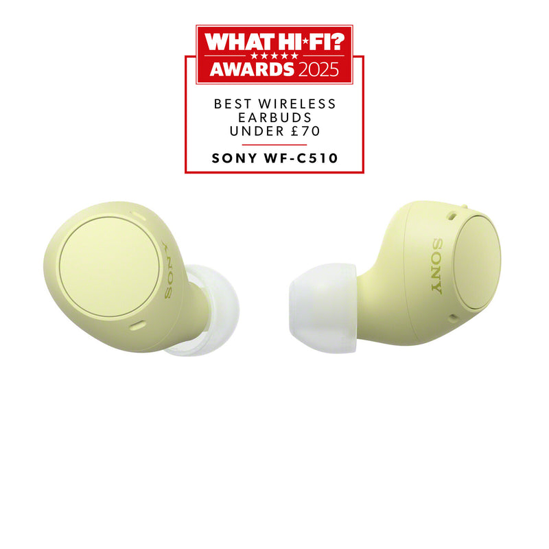 Sony WF-C510 Headset True Wireless Stereo (TWS) I ørerne Opkald/Musik/Sport/Hverdag Bluetooth Gul