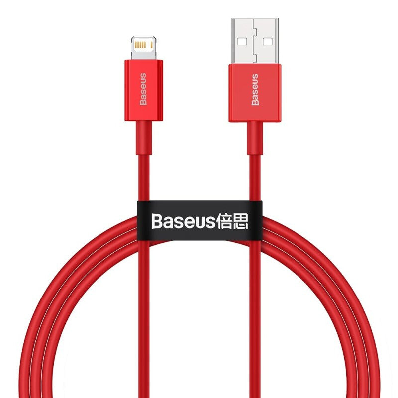 Baseus CALYS-A09 Lightning kabel 1 m Rød
