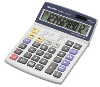 Sharp EL-2125C regnemaskine Udskrivning