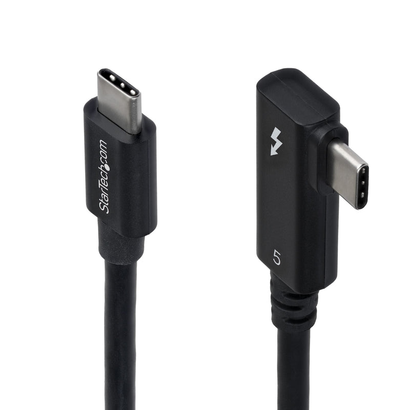 StarTech.com TBLT5MM80CM240WRA Thunderbolt kabel 0,8 m 80 Gbit/sek. Sort