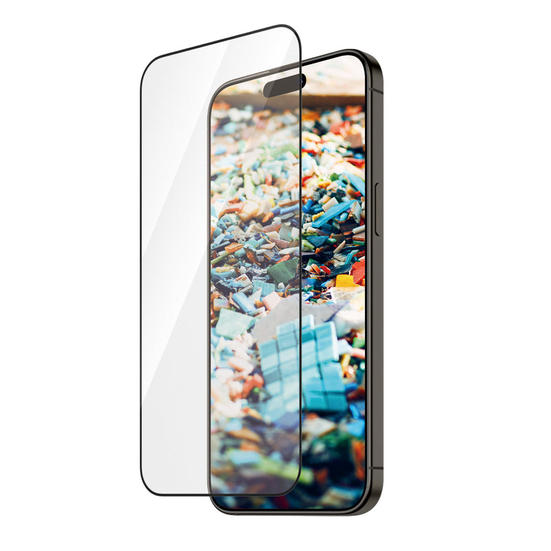 PanzerGlass ® Re:fresh Skærmbeskyttelse iPhone 15 Pro Max | Ultra-Wide Fit m. EasyAligner