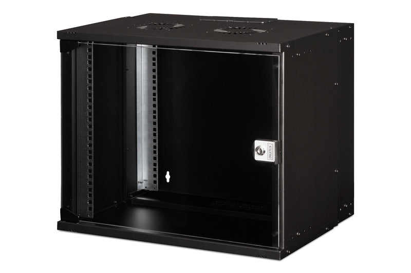 Digitus DN-49205 stativ 9U Vægmonteret stativ Sort