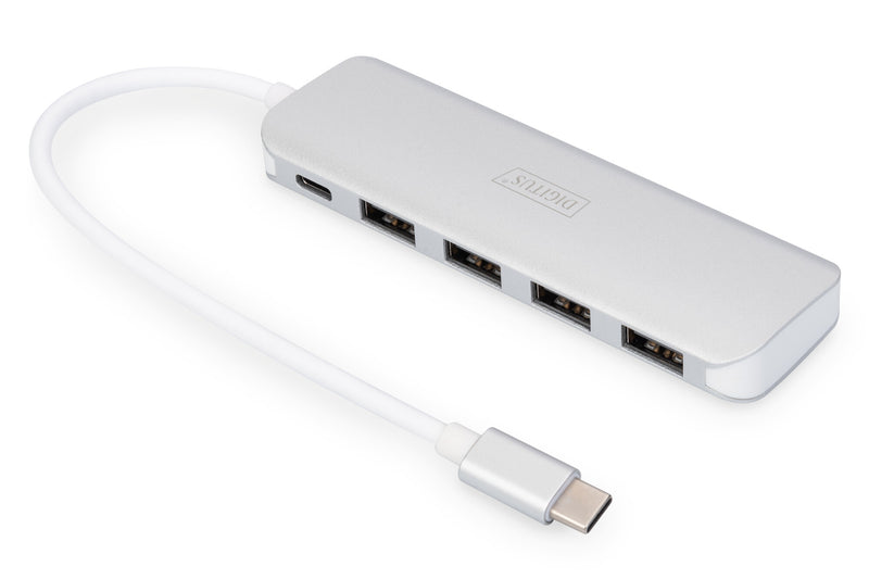 Digitus DA-70242-1 interface hub USB 3.2 Gen 1 (3.1 Gen 1) Type-C 5000 Mbit/s Sølv