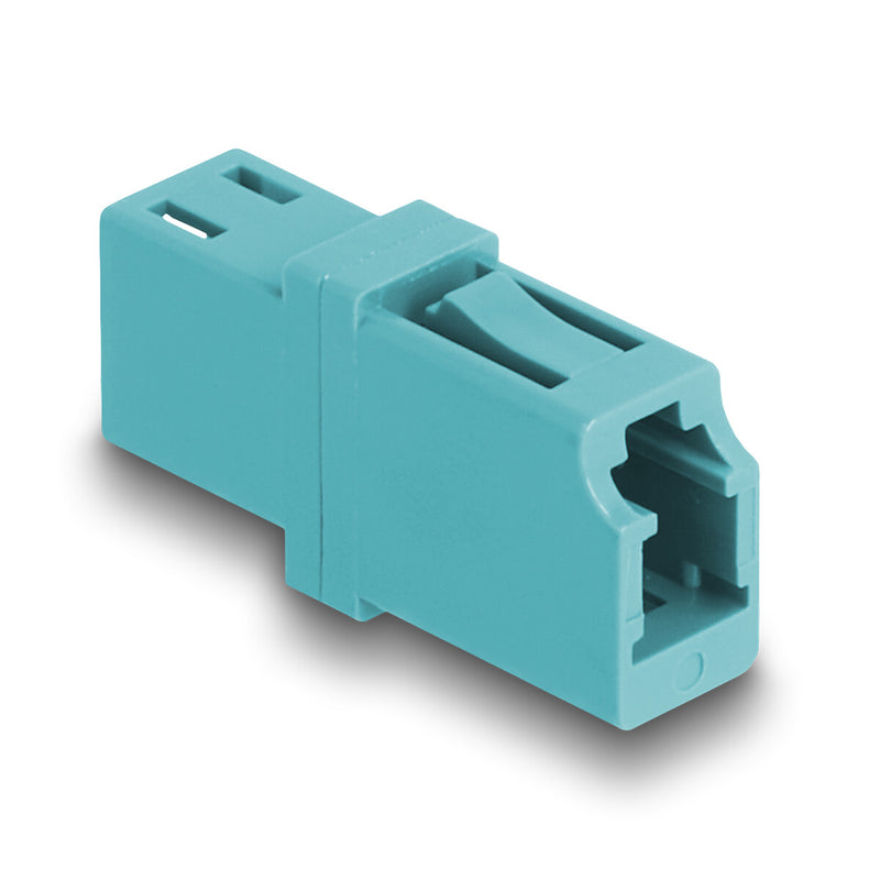 DeLOCK 87987 fiber adapter LC 1 stk Turkisfarve