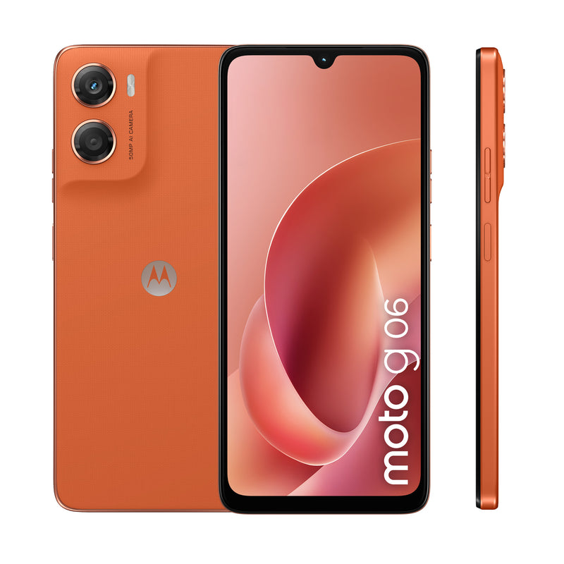 Motorola moto g06 17,5 cm (6.88") Dual SIM Android 15 4G USB Type-C 4 GB 256 GB 5200 mAh Orange