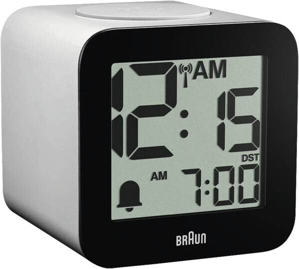 Braun BC25WP-DCF Radiostyret ur Andet Sort, Hvid