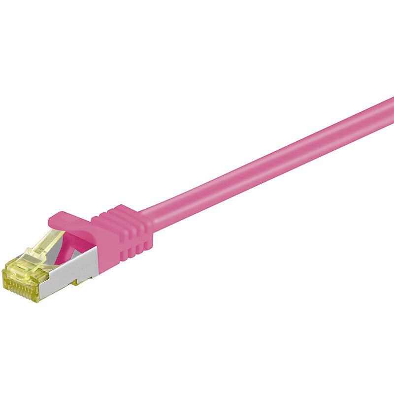 Goobay RJ-45 CAT7 2m netværkskabel Magenta S/FTP (S-STP)