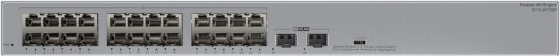 HUAWEI eKit S110 Series S110-24T2SR Ikke administreret L2 Gigabit Ethernet (10/100/1000) 1U Grå