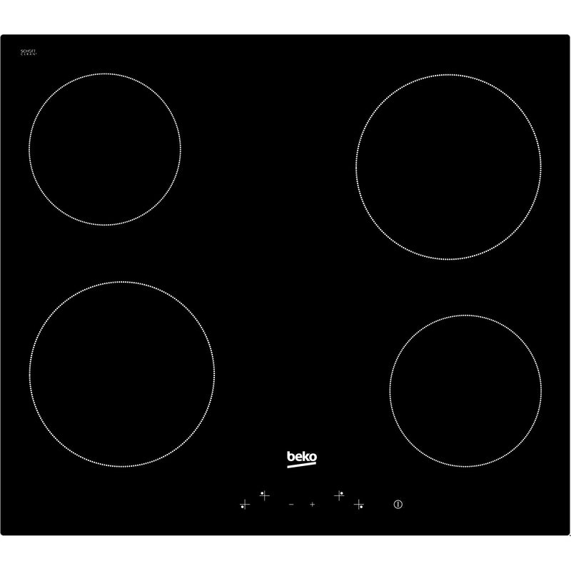 Beko HIC 64400 E kogeplade Sort Indbygget 60 cm Keramisk 4 zone(s)