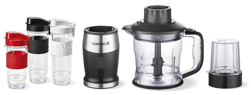 Concept SM3390 blender 1,2 L Nedsænkning blender 700 W Sort, Rustfrit stål