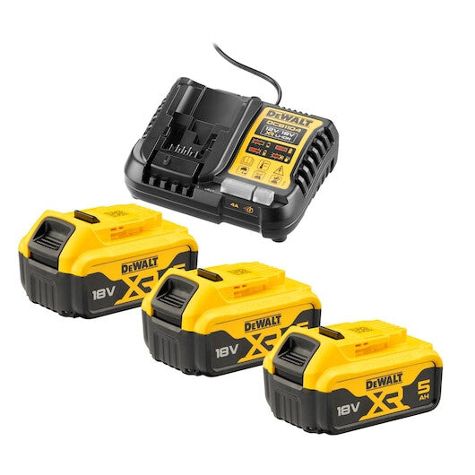 DeWALT DCB1104P3-QW ledningsfrit batteri / ledningsfri oplader Batteri- og opladersæt