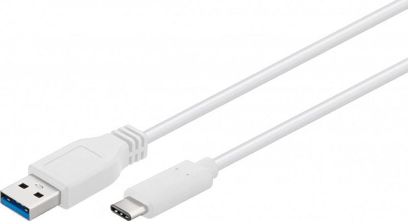 Goobay 67189 USB-kabel USB 3.2 Gen 1 (3.1 Gen 1) 0,2 m USB A USB C 5 Gbit/sek. Hvid