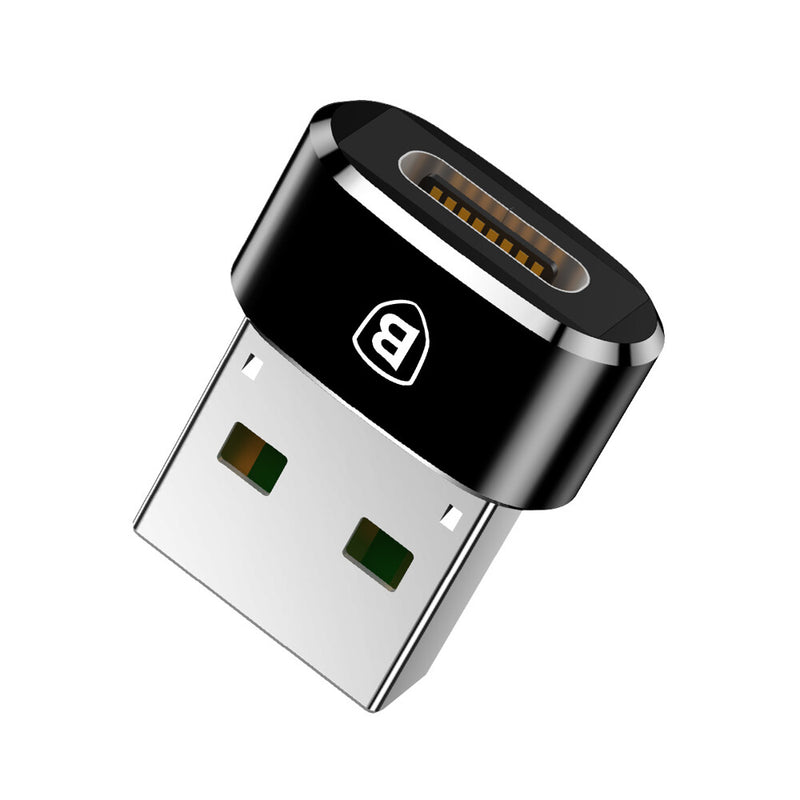 Baseus CAAOTG-01 kabel kønsskifter Sort