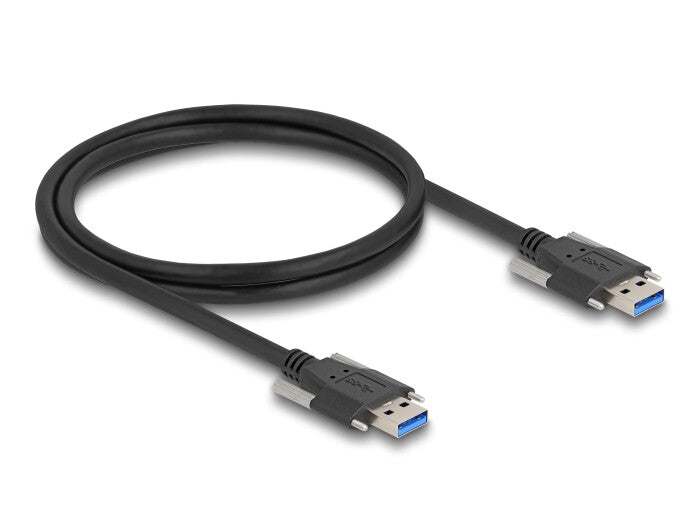 DeLOCK 80998 USB-kabel USB 3.2 Gen 1 (3.1 Gen 1) 1 m USB A 5 Gbit/sek. Sort