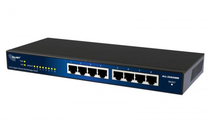 ALLNET 112533 Administreret L2 Gigabit Ethernet (10/100/1000) Sort