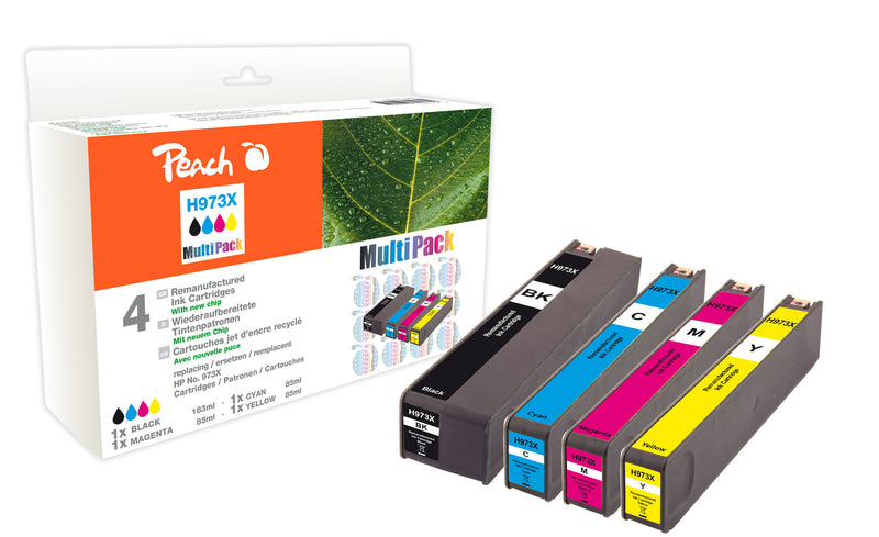 Peach PI300-750 blækpatron 4 stk Kompatibel Højt (XL) udbytte Sort, Blå, Magenta, Gul