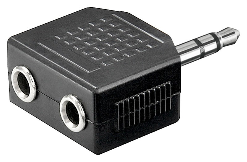 Goobay 11104 kabel kønsskifter 3.5 mm 2 x 3.5 mm Sort