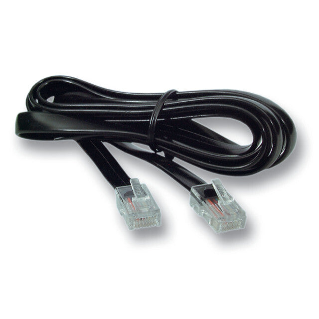 EFB Elektronik K2406SW.6 telefonkabel 6 m Sort