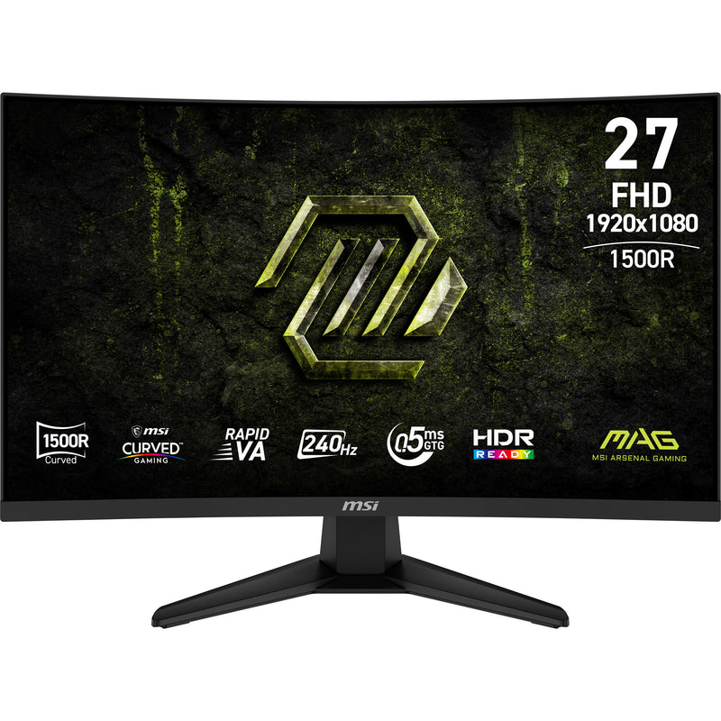 MSI MAG 275CF X24 computerskærm 68,6 cm (27") 1920 x 1080 pixel Fuld HD LCD Sort