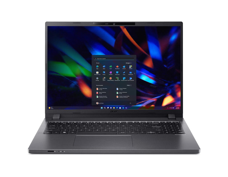 Acer TravelMate P2 TMP216-51-G3-TCO-58DJ Intel Core Ultra 5 115U Laptop 40,6 cm (16") WUXGA 16 GB DDR5-SDRAM 512 GB SSD Wi-Fi 6E (802.11ax) Windows 11 Pro Grå