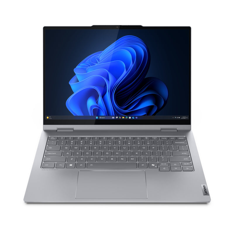 Lenovo ThinkBook 14 2-in-1 G5 IAU Intel Core Ultra 7 255U Hybrid (2-i-1) 35,6 cm (14") Berøringsskærm WUXGA 32 GB DDR5-SDRAM 512 GB SSD Wi-Fi 6E (802.11ax) Windows 11 Pro Nordisk Grå