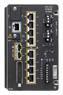Cisco Catalyst IE-3300-8T2X-E netværksswitch Administreret L3 Gigabit Ethernet (10/100/1000) Sort